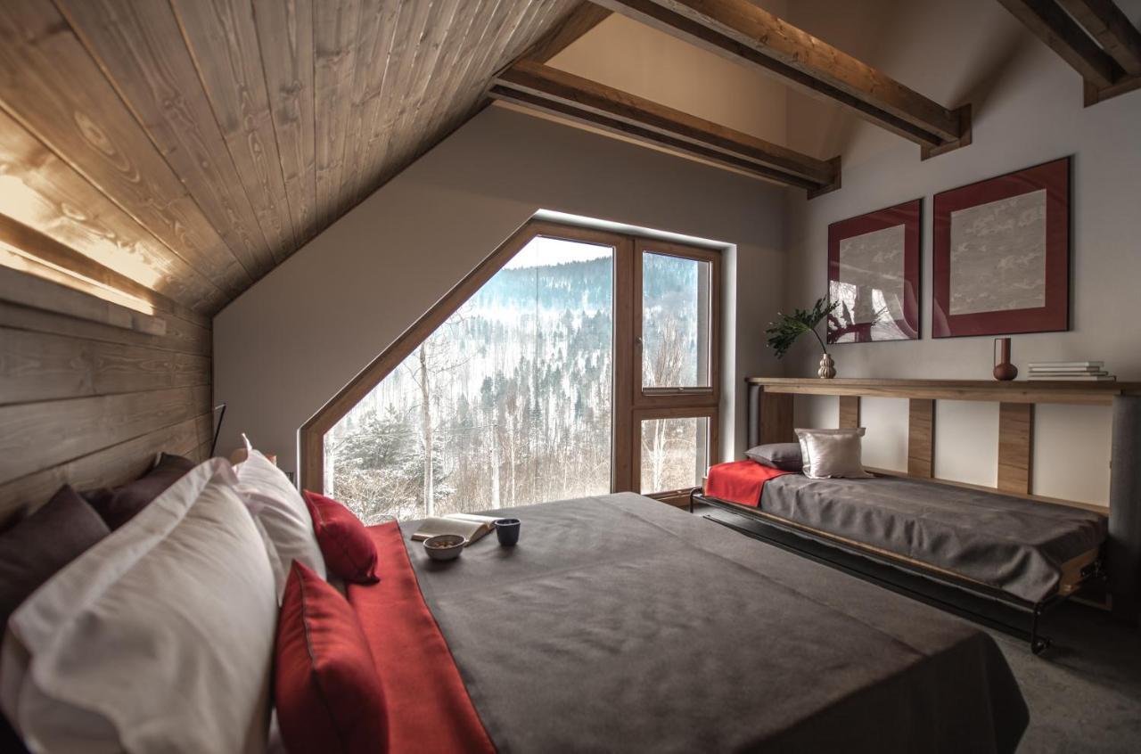 Aspen Deluxe Residence & Aspen Cottage Międzybrodzie Bialskie Exteriör bild